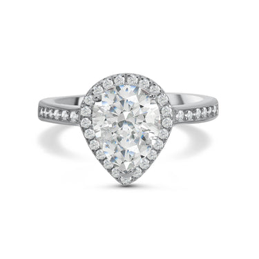 Silver Drop Ring - Promise Ring - Silver Ring - Engagement Ring for Women Ring Brother & Sisters